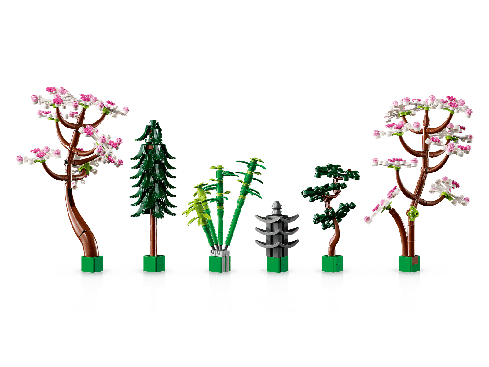 A lineup of botanical LEGO&reg; builds aimed at adult builders
