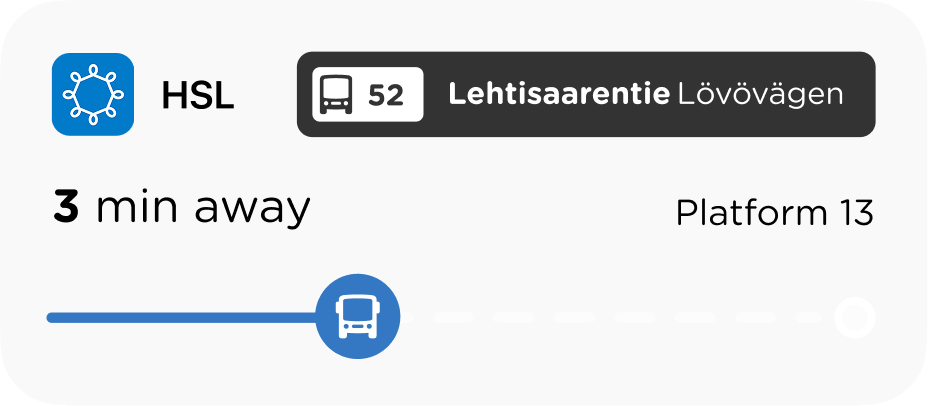 Helsinki Transit journey planner preview